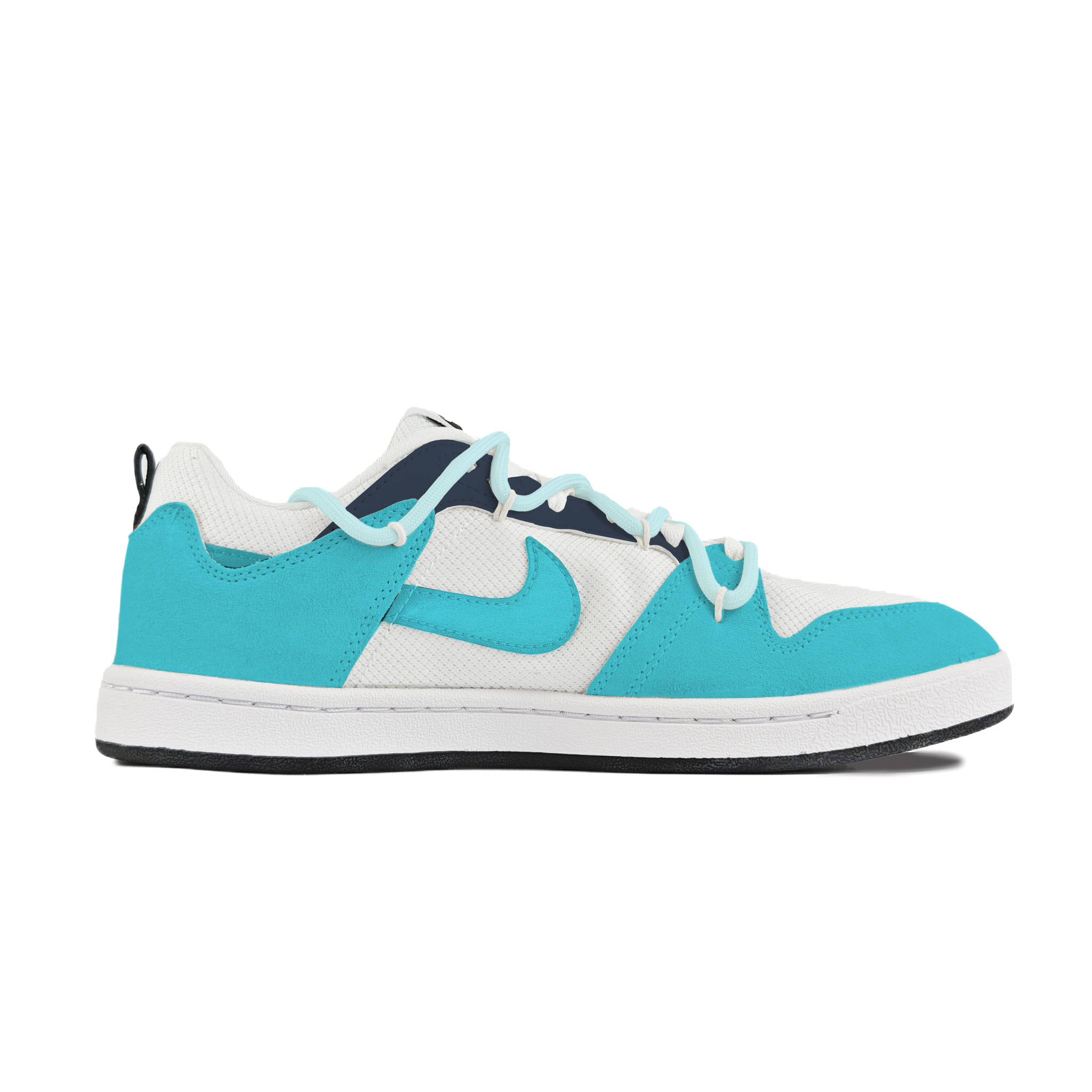 Nike SB Alleyoop Abrasion Resistant Low Top Skateboard Shoes Men's White Black Blue купить в интернет-магазине Yoocart с быстрой доставкой по России.