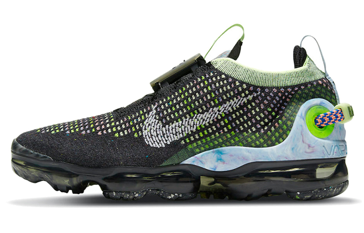 Nike Air VaporMax 2020 Flyknit Black Barely Volt Women's