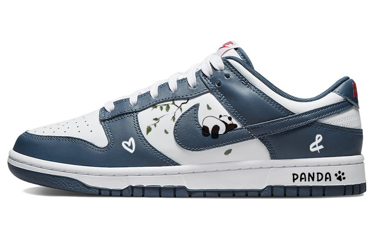 Nike Dunk Skateboard Shoes Men Low-Top Blue/White