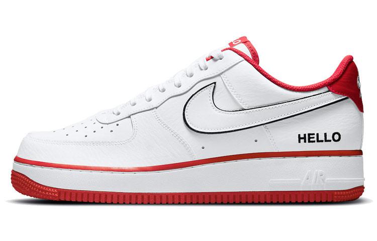 Nike X Urbanstar Air Force 1 '07 Lx 'HELLO Pack   White University Red'
