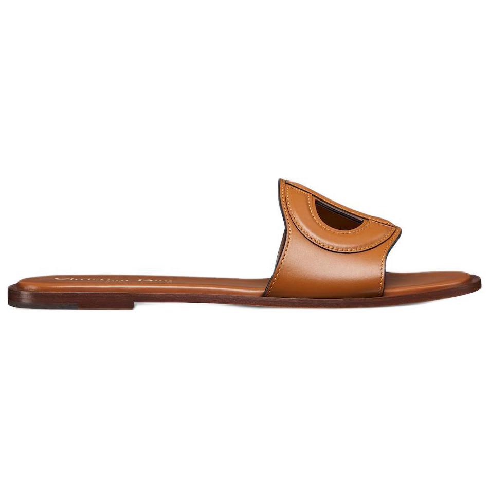 DIOR D Club Slide Slippers Women's Brown