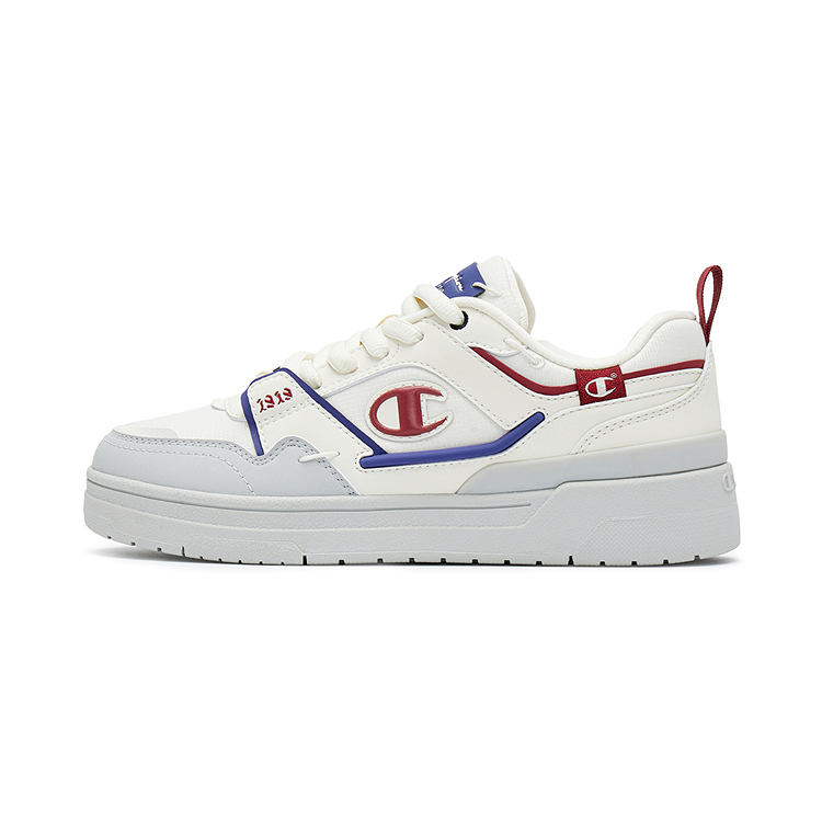 Champion Low Top Skateboard Shoes Unisex Milk White/Daya Gray