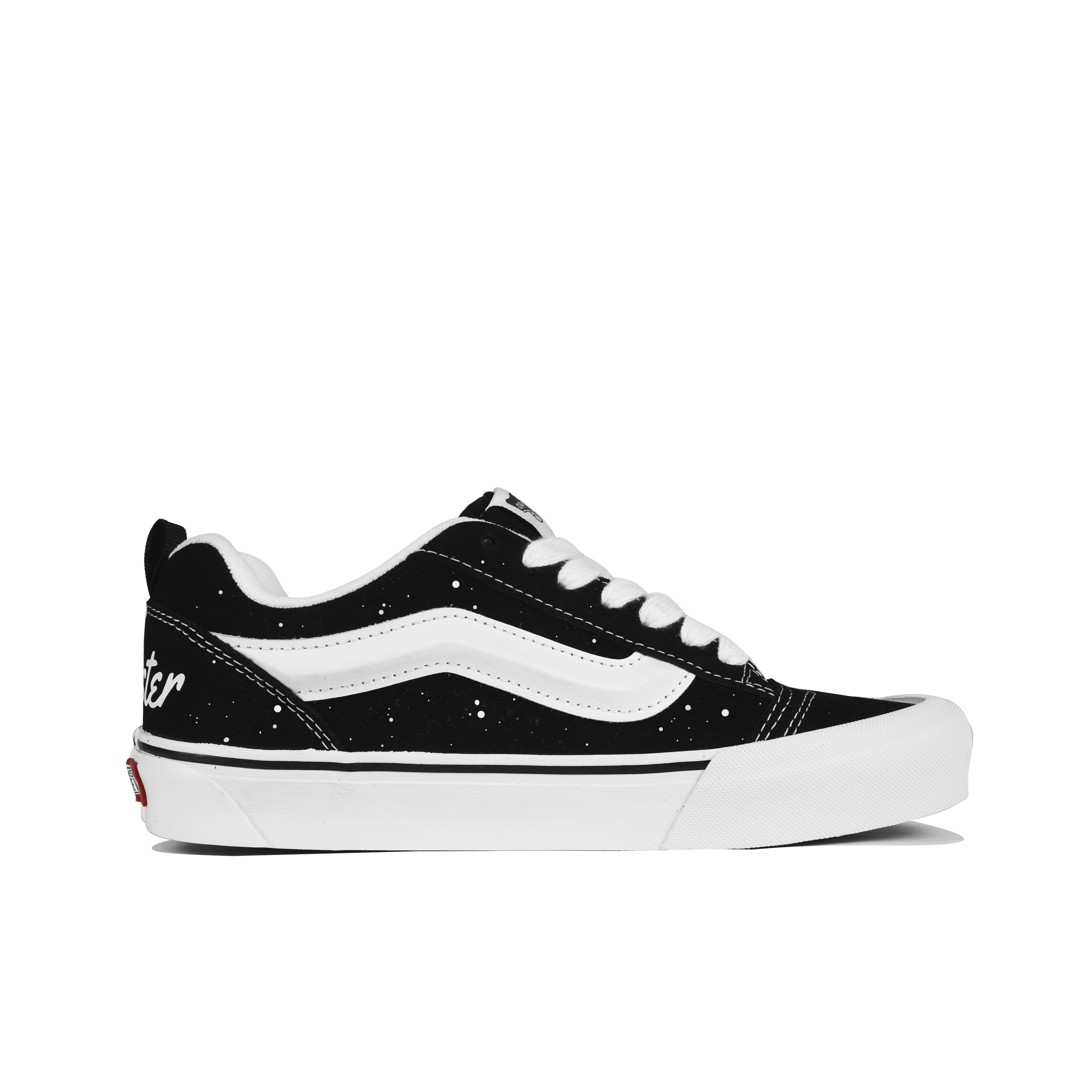 Vans Knu Skool Low top Skateboard Shoes Unisex Black White