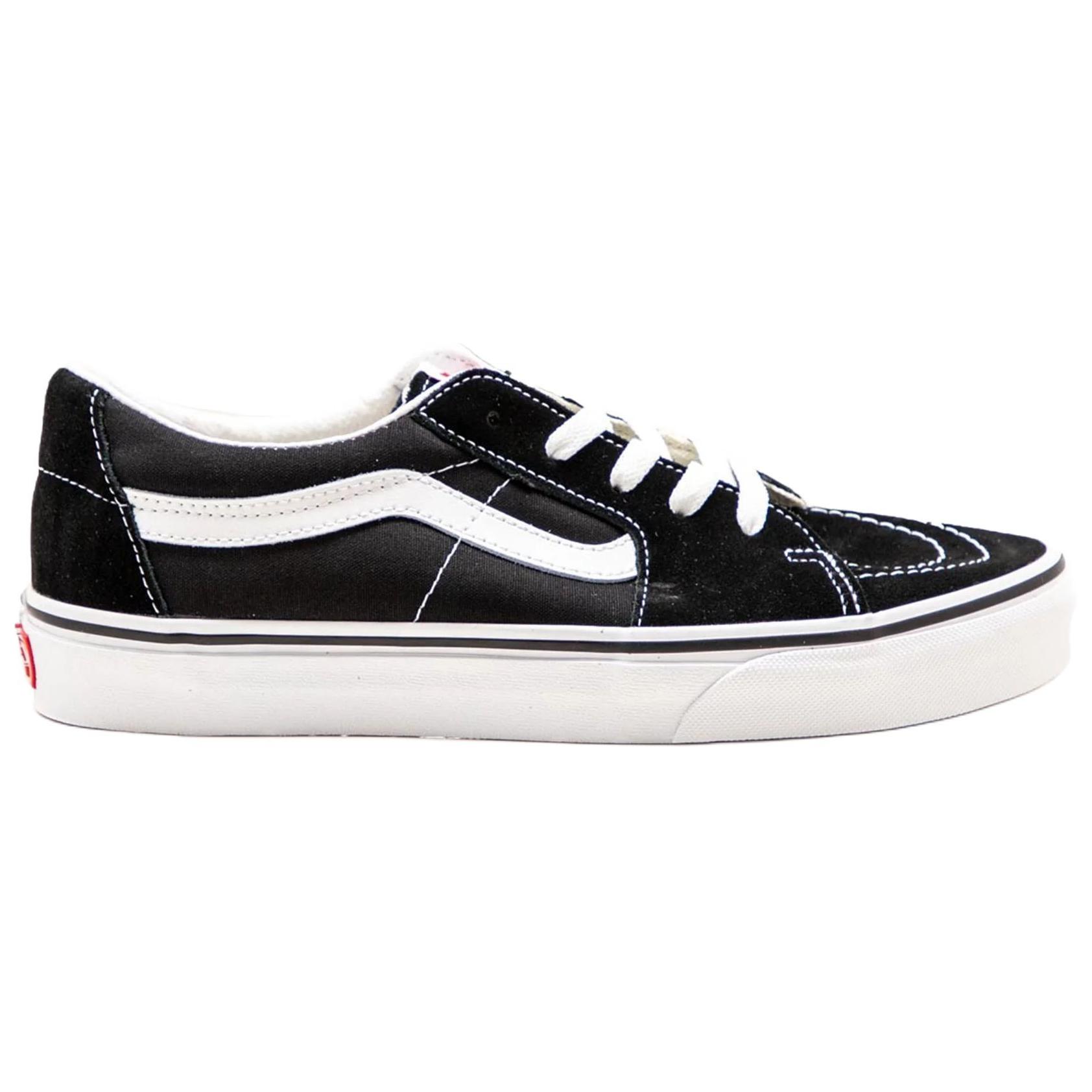 Vans SK8 Anti Slip Wear Resistant Low Top Skateboard Shoes Unisex Black купить в интернет-магазине Yoocart с быстрой доставкой по России.