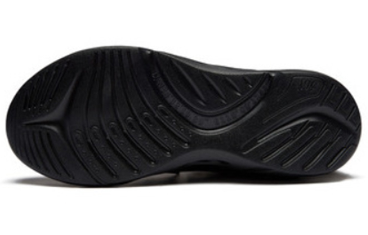 361° Cushioned Wear-Resistant Lightweight Low-Top Running Shoes Men's Obsidian Black