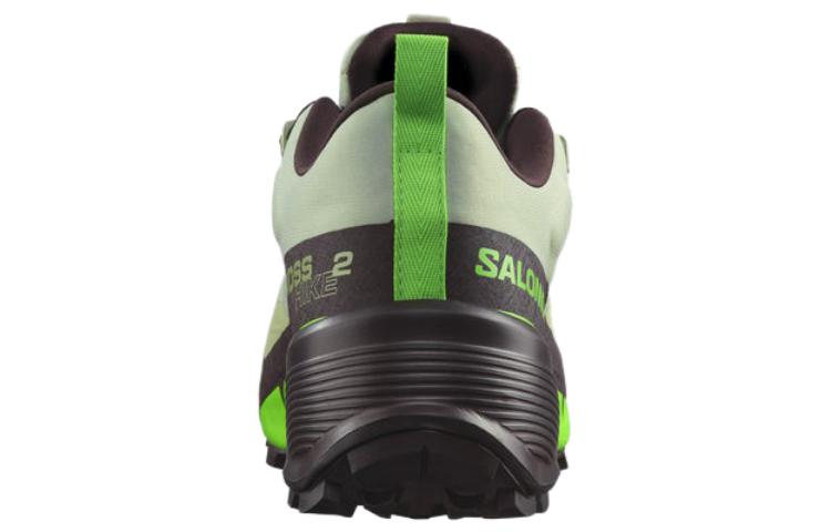SALOMON CROSS HIKE 2 GORE-TEX Durable Breathable Low-Top Outdoor Shoes Men's Green
