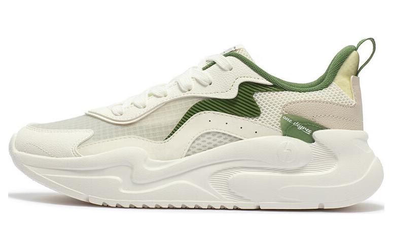 361° Yunshu 4.0 Anti Slip Wear Resistant Low Top Running Shoes Men's White Green