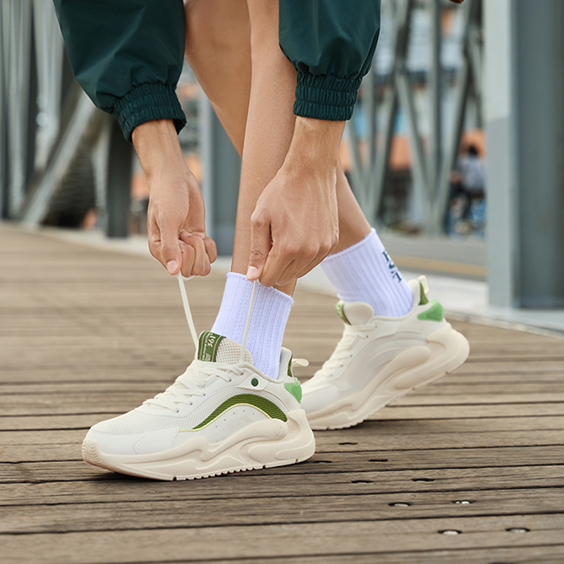 361° Yunshu 4.0 Anti Slip Wear Resistant Low Top Casual Shoes Men's White Green купить в интернет-магазине Yoocart с быстрой доставкой по России.