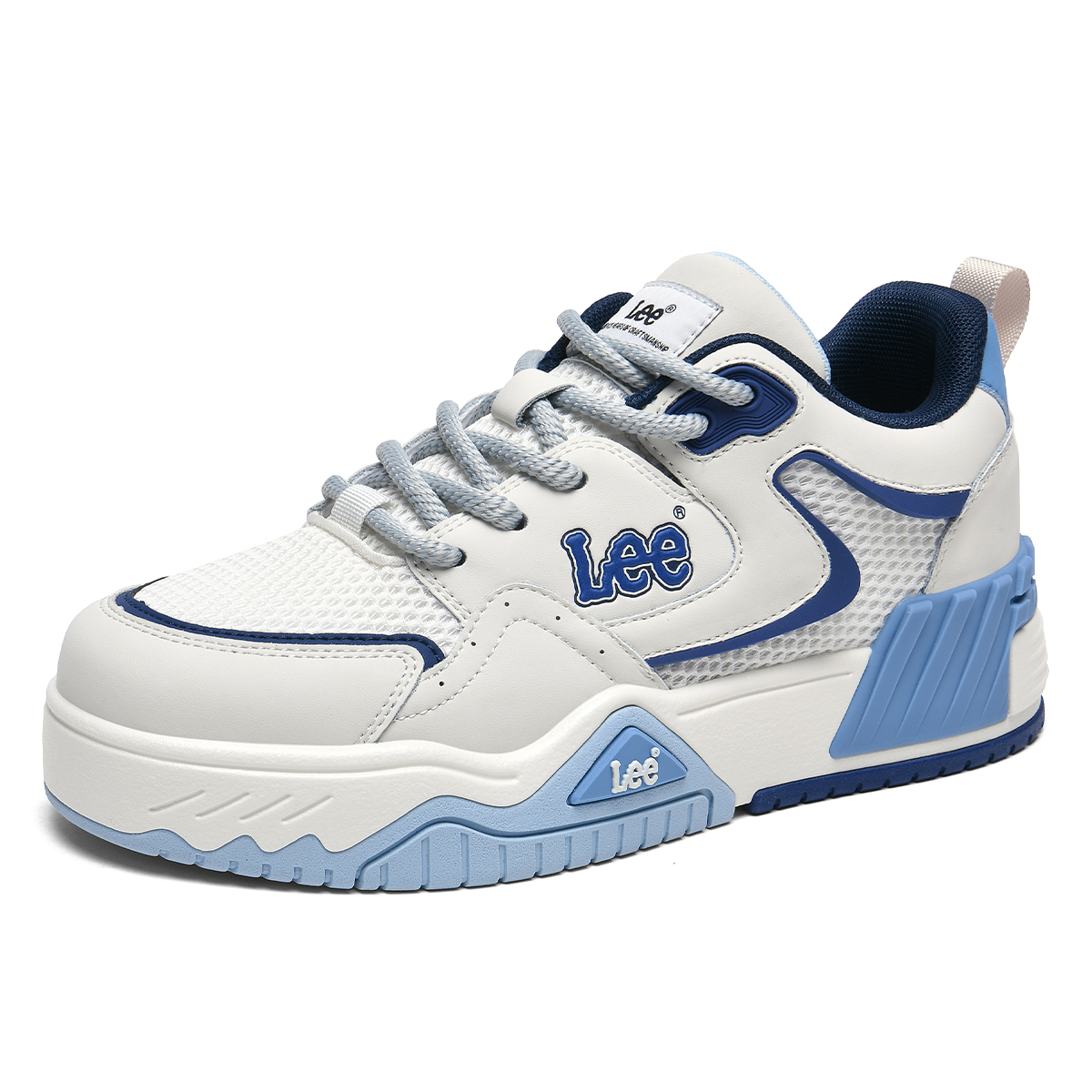 Lee Breathable Mesh, Fashion Trend, Classic And Versatile Low Top Height Increasing Skateboard Shoes Men's
