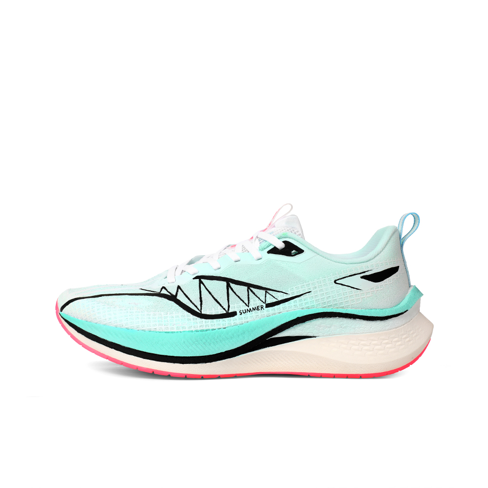 LiNing Red Hare 7 Pro Cushioning Anti-Slip Wear-Resistant Breathability Low-Top Training Running Shoes Men's Cyan