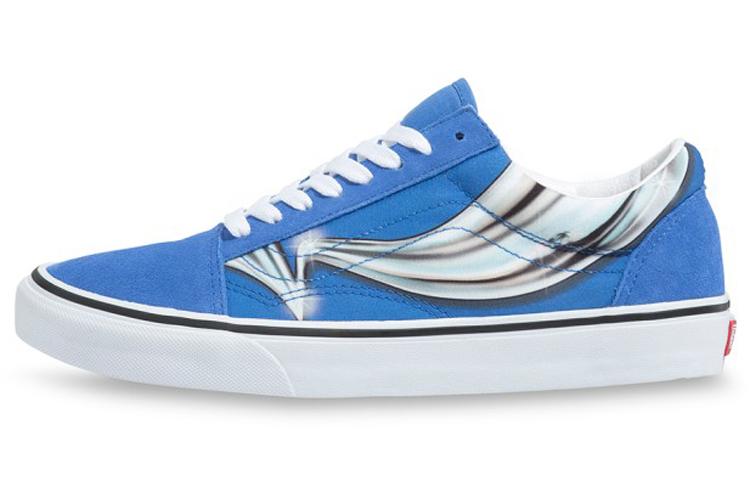 Vans Old Skool Warp Nebula Blue Chrome