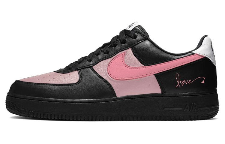 Nike Air Force 1 Skateboard Shoes Unisex Low-Top Black/Pink