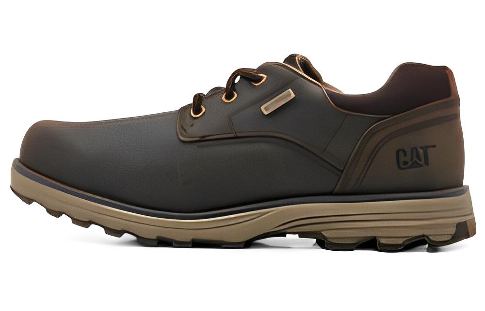 CAT Cushioning Anti-Slip And Wear-Resistant Low-Top Outdoor Shoes Men's Dark Brown