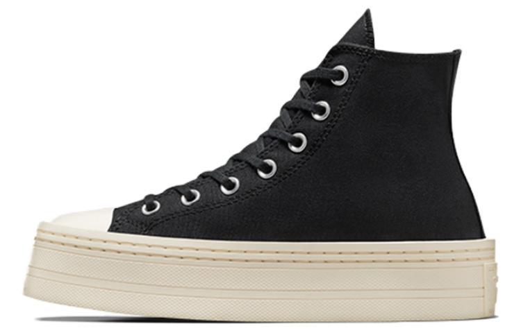 Converse Chuck Taylor All Star Modern Lift Platform Canvas 'Black Egret' Women's