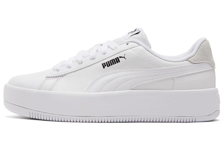 PUMA Lily Platform Leather 'White' Women's