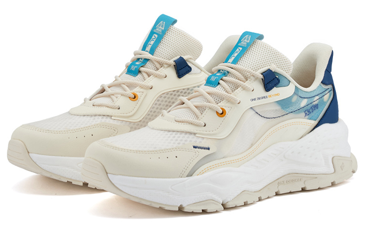 361° Anti Slip Wear Resistant Low Top Casual Shoes Men's Beige Green купить в интернет-магазине Yoocart с быстрой доставкой по России.