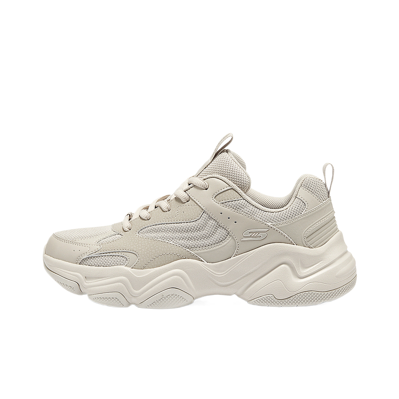Skechers DLITES Low Top Chunky Sneakers Men's Taupe