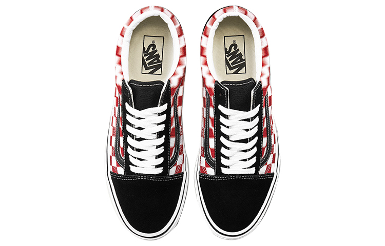 Vans Old Skool Checkerboard Red/White