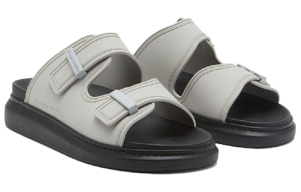 Alexander McQueen Hybrid Logo-debossed Slandals