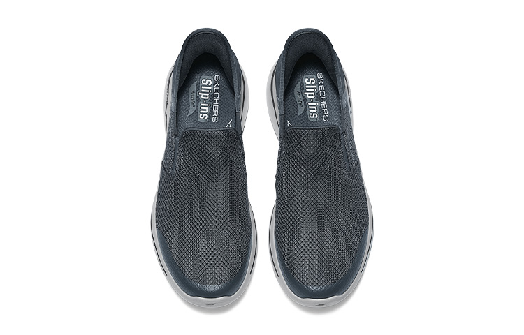 Skechers Go Walk Arch Fit Wear-resistant And Lightweight Low-Top Casual Shoes Men's Carbon Gray