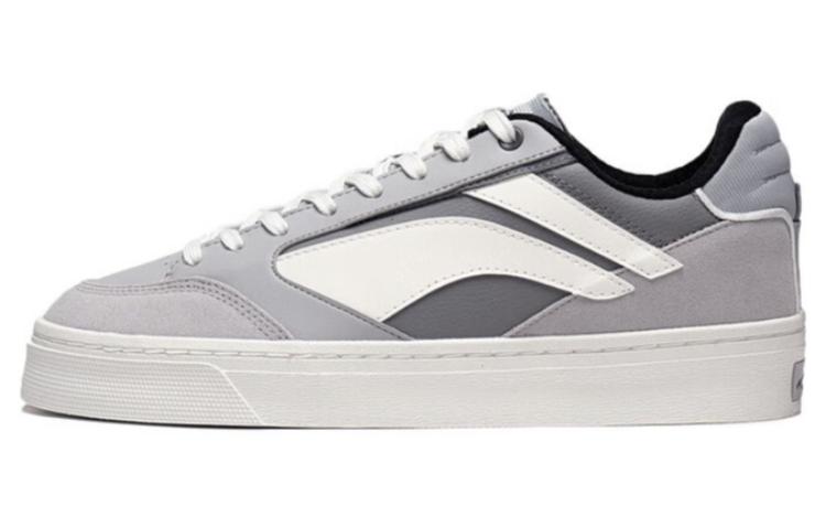 LiNing Wei Wu 180 LO Abrasion Resistant Breathable Low Top Skateboard Shoes Men's Gray White