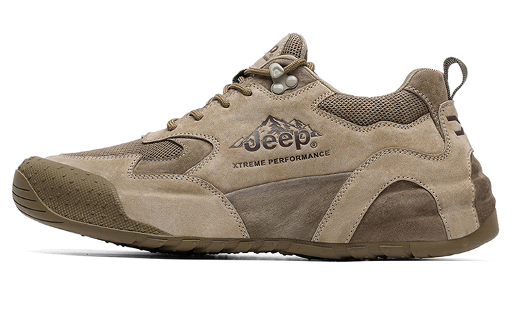 Jeep Low-Top Outdoor Shoes Men's Khaki