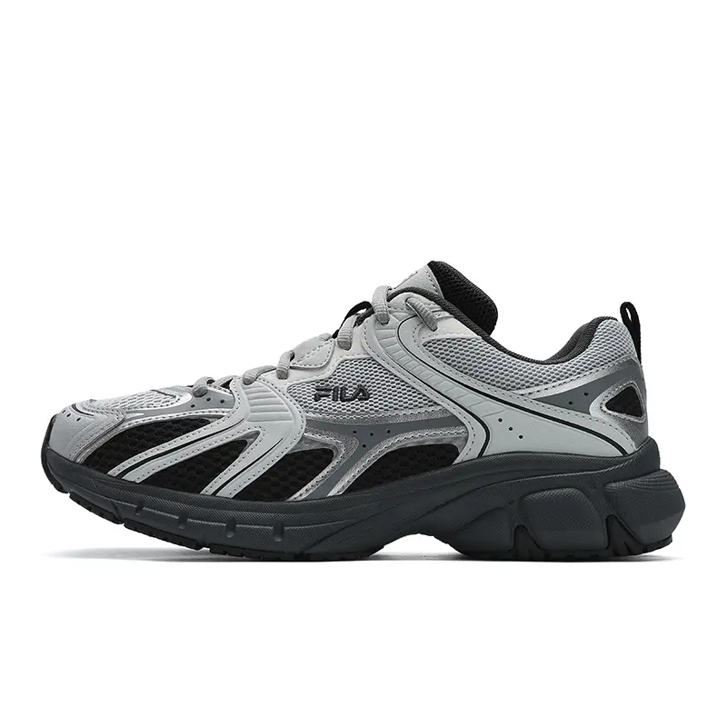 FILA MATTRUN Lightning Shoe Abrasion Resistant, Breathable, Lightweight Low Top Casual Shoes Women's Black Gray
