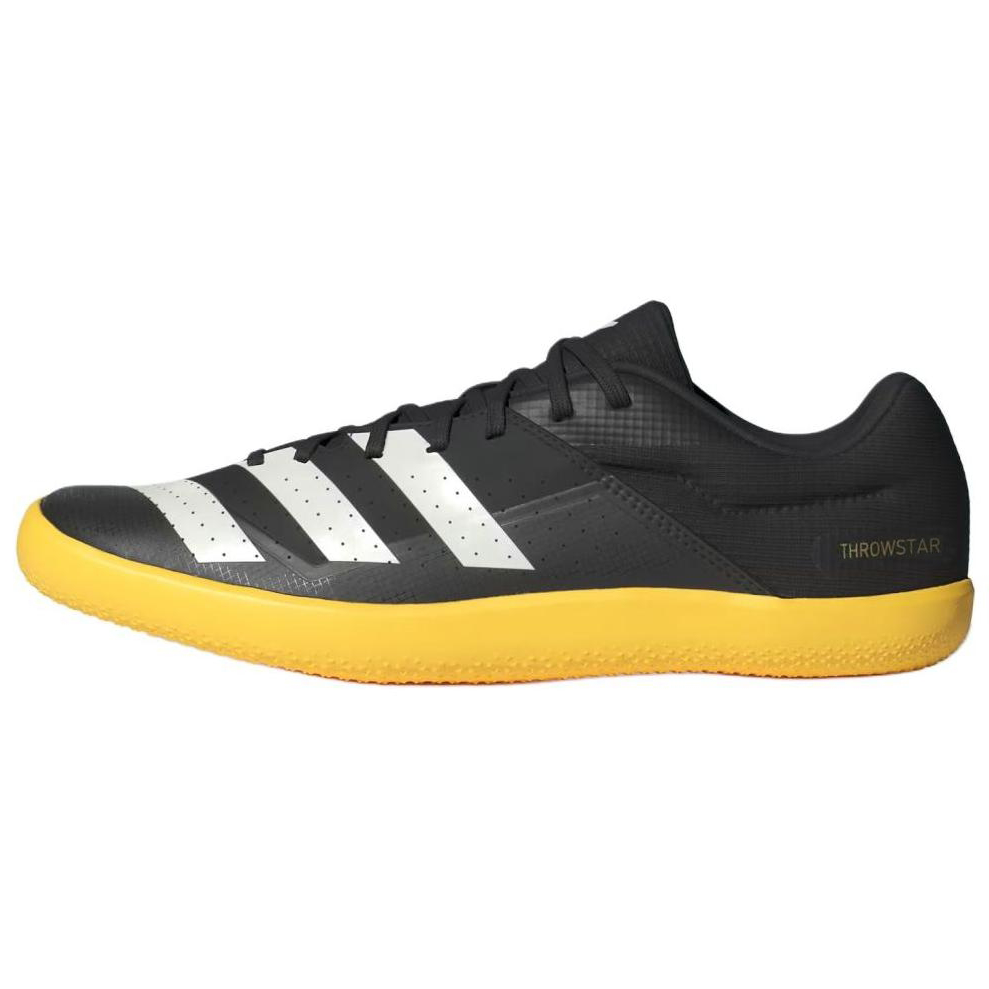 Adidas Wear-Resistant Low-Top Running Shoes Men's Black Yellow White