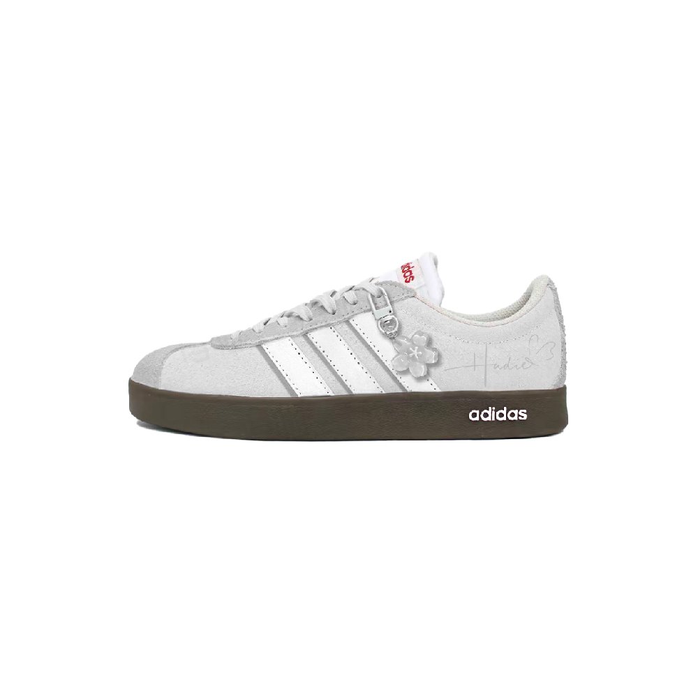 Adidas VL COURT 2.0 Cushioning, Wear Resistant Low Top Skateboard Shoes Unisex Gray