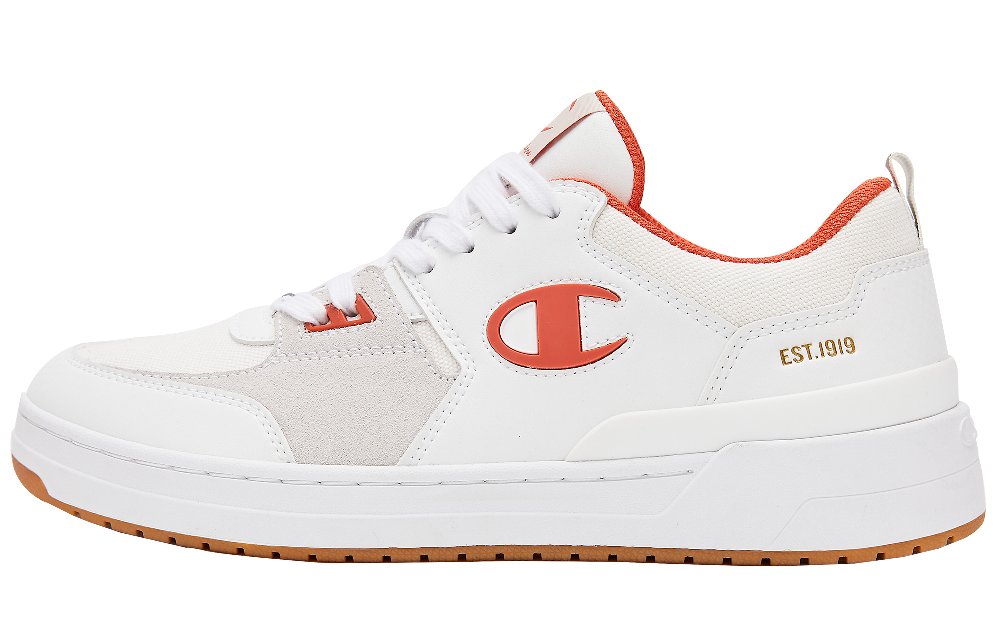 Champion Essentials Collection Dado Trainer Low Top Skateboard Shoes Women's White Red
