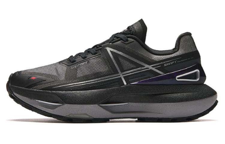 Anta Swift Anti Slip Wear Resistant Low Top Running Shoes Women's Black