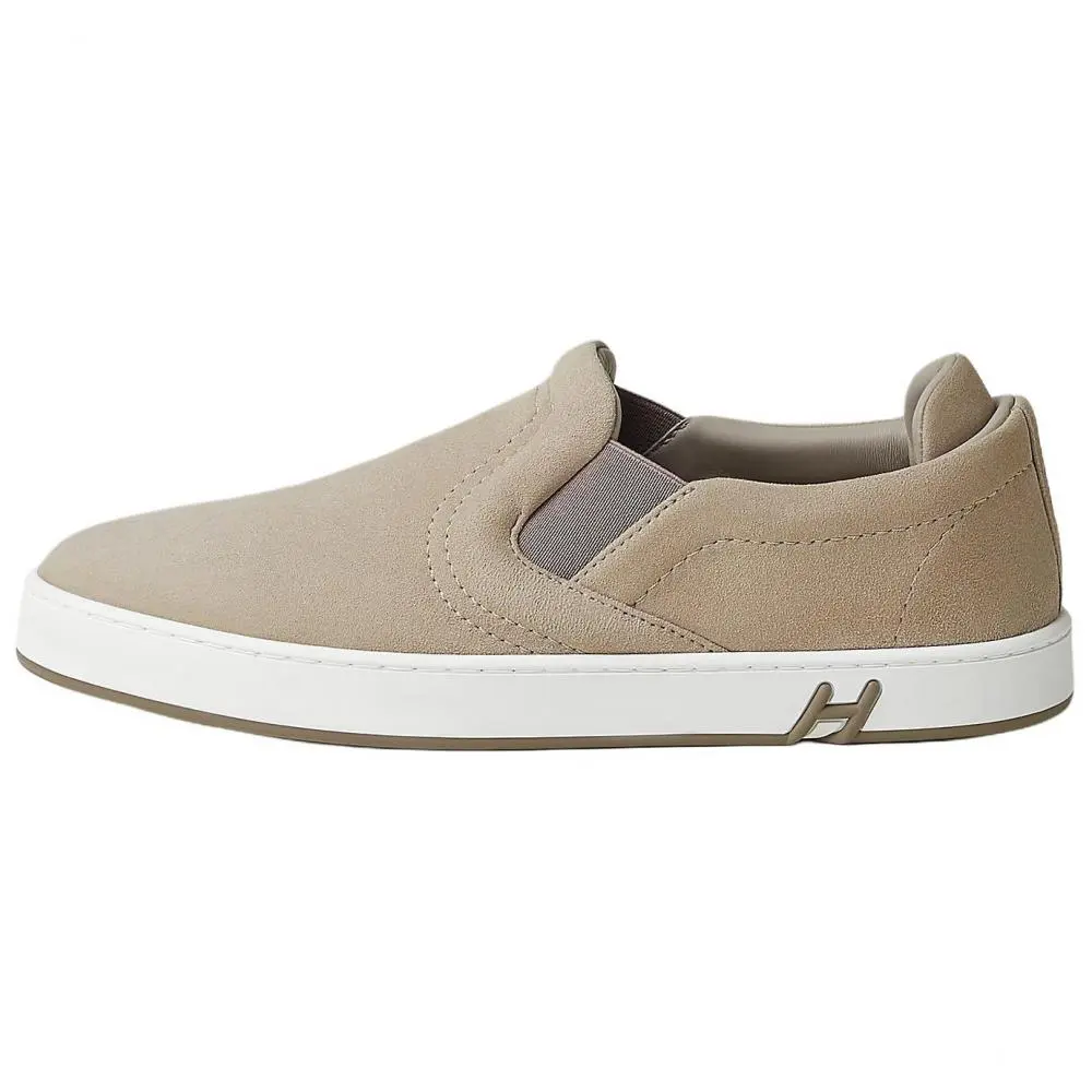 HERMES Lucky Casual Shoes Women's Beige