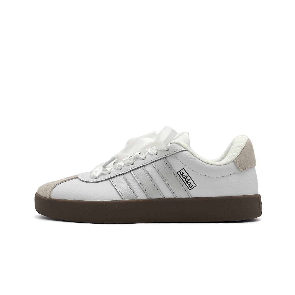 Adidas VL COURT 3.0 One River Moon White Slip Resistant Low Top Skateboard Shoes Unisex White Silver