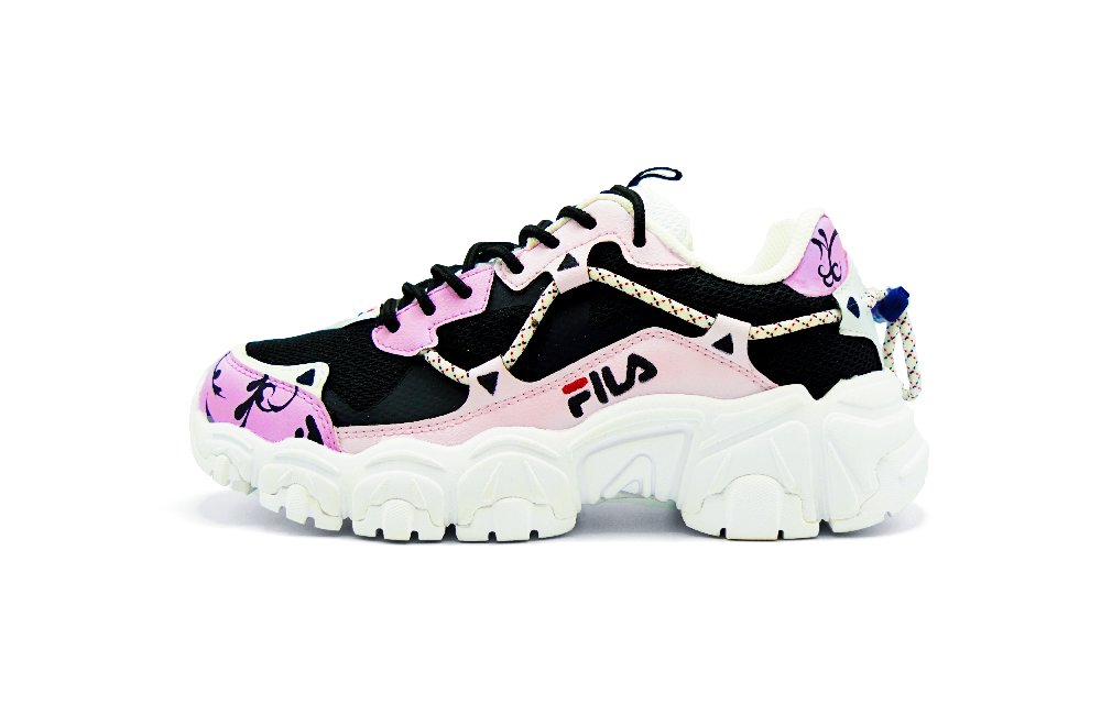 FILA Cat Claw Cushioning Breathable Coverage Height Increasing Low-Top Casual Shoes Women's