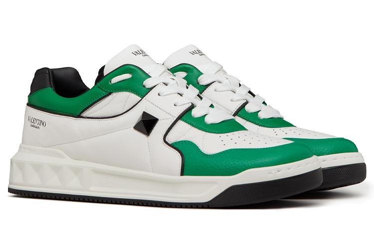 Valentino One Stud Low 'White Green' купить в интернет-магазине Yoocart с быстрой доставкой по России.