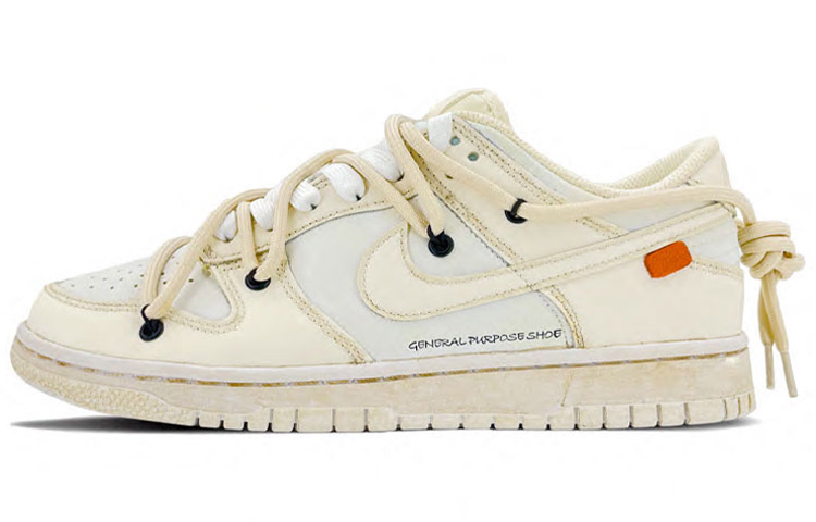 Nike Dunk Low Retro 'Coconut Milk' Low-Top Skateboard Shoes Men's Beige Yellow Men's Gift