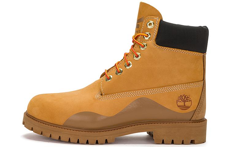 Timberland Heritage 6 Inch Waterproof Boot 'Wheat Nubuck With Brown'