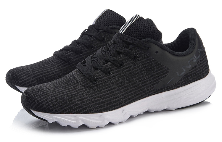LiNing Qingyi Breathable Low Top Running Shoes Women's Black White
