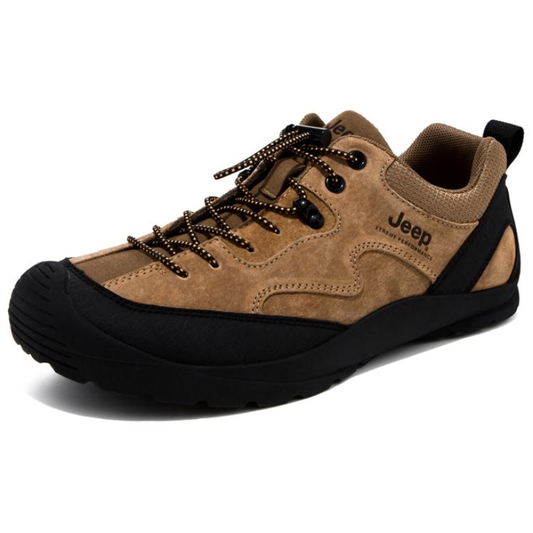 Jeep JEEP Wear-Resistant Low-Top Trekking Shoes Men's Earth Yellow купить в интернет-магазине Yoocart с быстрой доставкой по России.