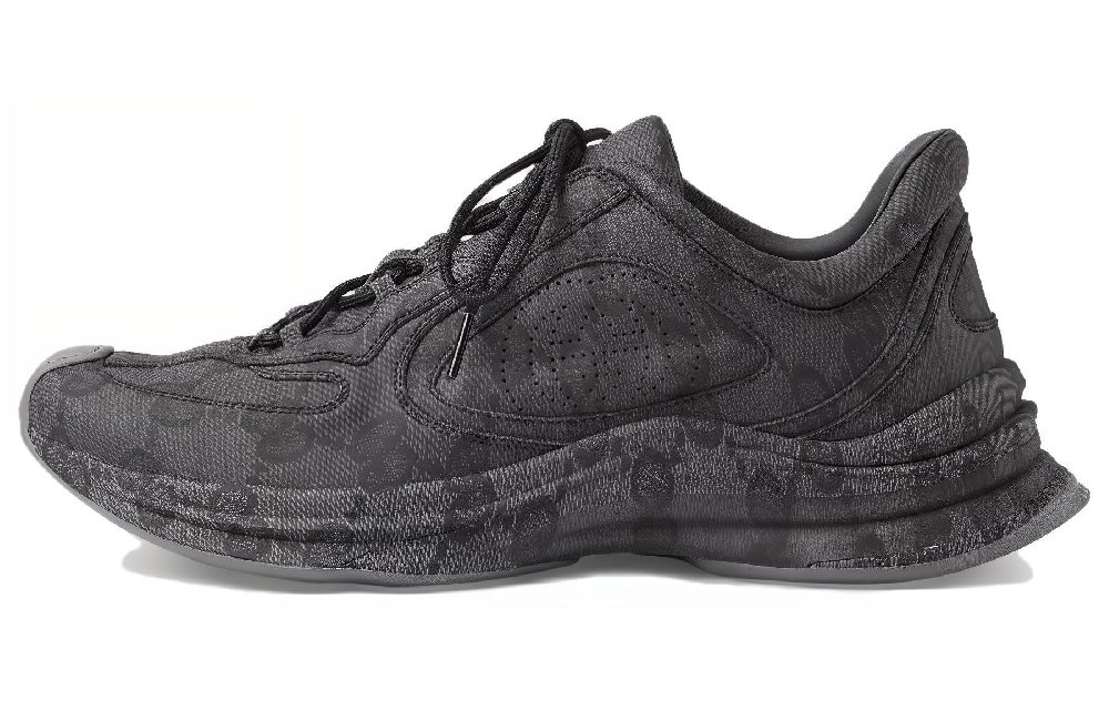 GUCCI Run Sneaker 'GG Water Transfer Print   Black'