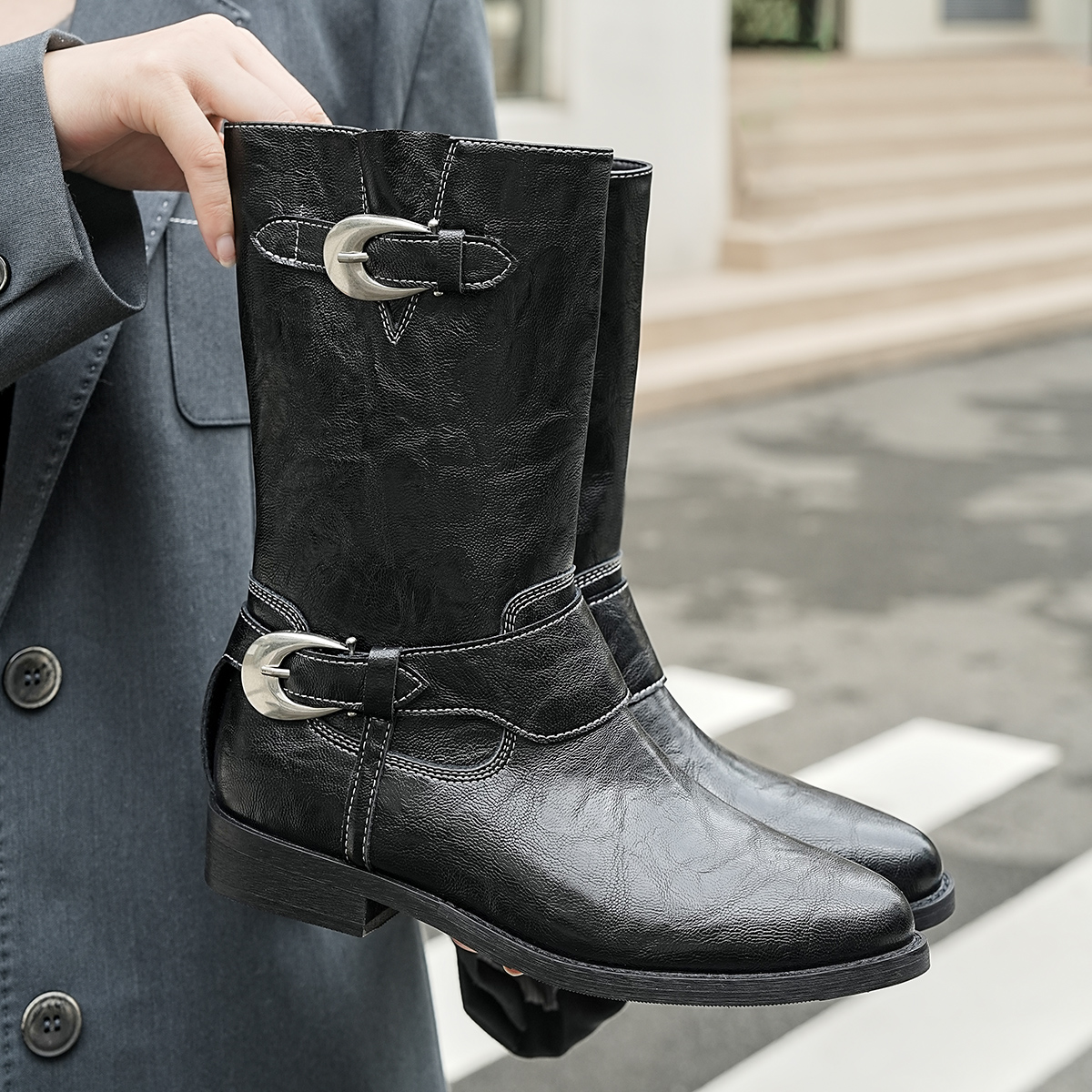 EBLAN Knee-high Boots Women's купить в интернет-магазине Yoocart с быстрой доставкой по России.