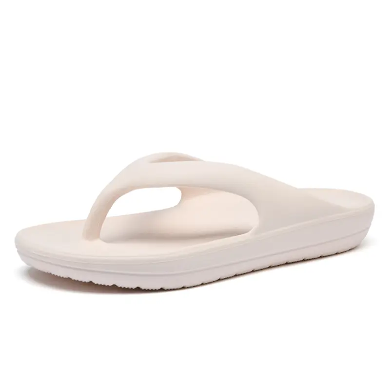 Jeep EVA Abrasion Resistant Flip Flops Unisex White Pink