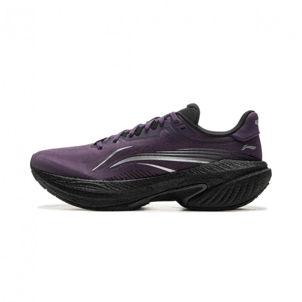 LiNing WuShi 5S 4.0 Cushioning, Slip Resistant, Abrasion Resistant, Breathable Low Top Running Shoes Men's Black Purple
