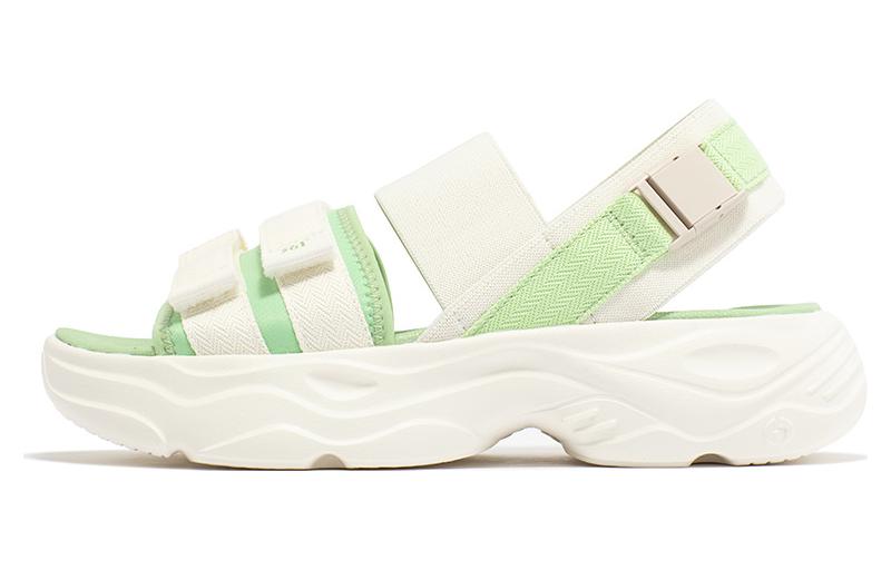 361° Beach Sandals Women's White Green