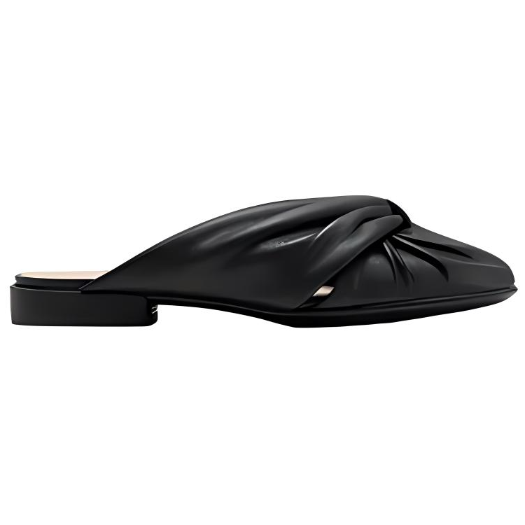 Ecco Rubber Sole Abrasion Resistant Closed Toe Slippers Women's Black