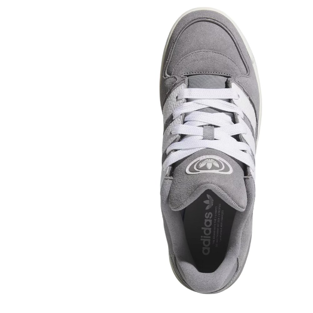 Adidas Originals FORUM 2000 Anti Slip Wear Resistant Low Top Skateboard Shoes Unisex Gray