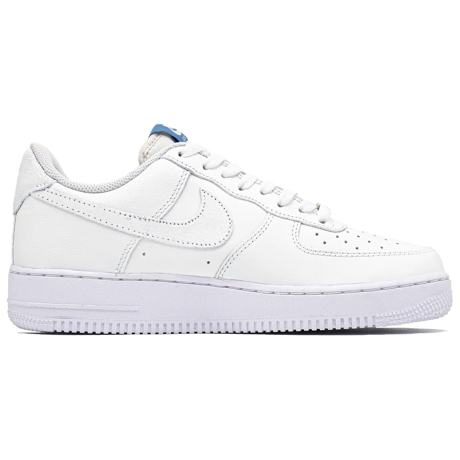 Nike Air Force 1 Abrasion Resistant Low Top Skateboard Shoes Unisex White