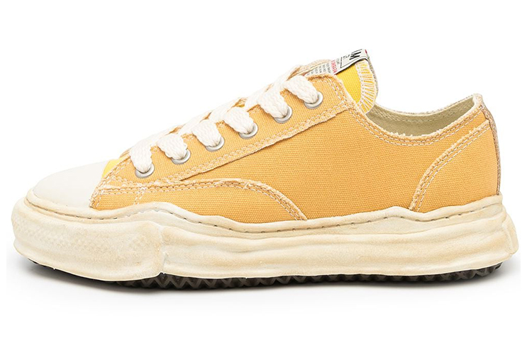 MIHARA YASUHIRO Skateboard Shoes Unisex Low-Top Yellow