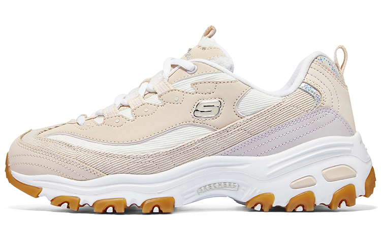 Skechers Dlites 1.0 'White Beige' Women's