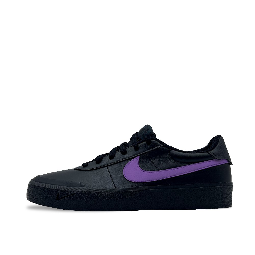 Nike Court Shot Star Science Anti-Slip Wear-Resistant Low-Top Skateboard Shoes Men's Black Purple